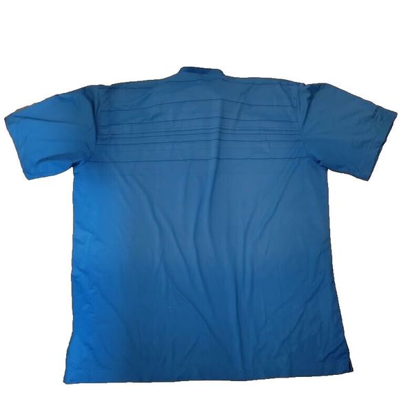 Tiger Woods Collection Nike Dry Fit  Polo Oak Hill Golf Shirt Blue Mens Size Lrg - Picture 5 of 6